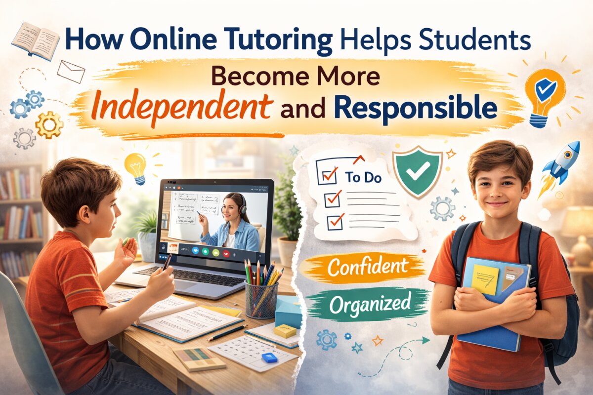 How Online Tutoring Helps Students Become More Independent and Responsible