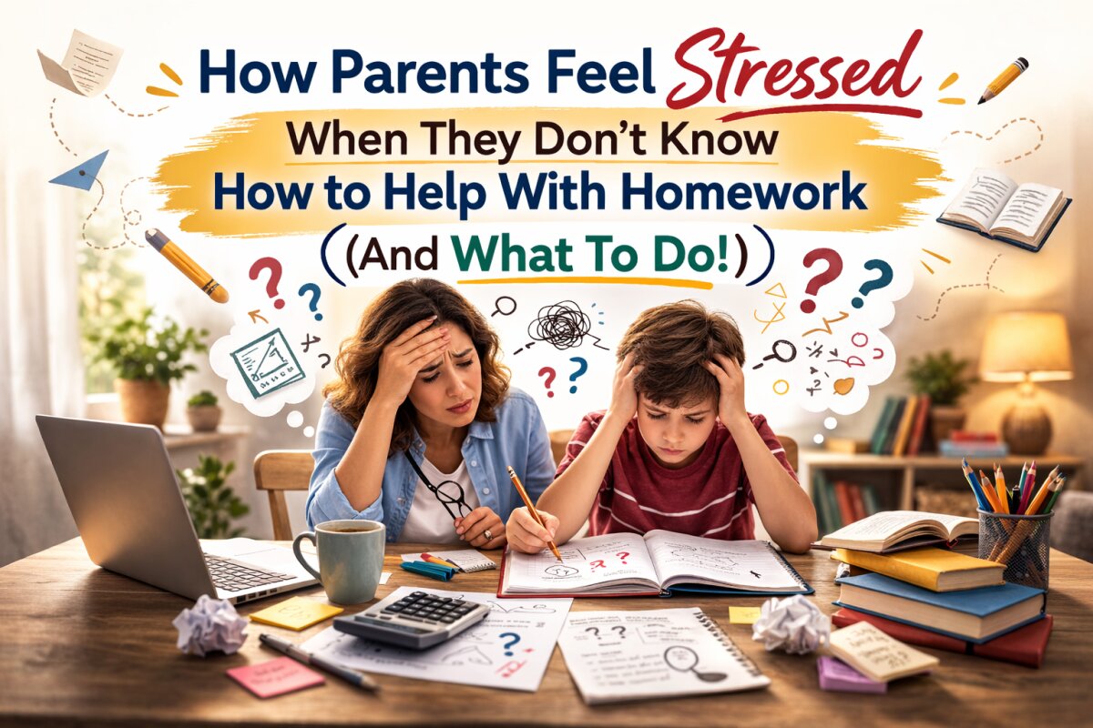 How Parents Feel Stressed When They Don’t Know How to Help With Homework (And What To Do)